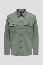 Surchemise texturée verte de ONLY & SONS pour Hommes
