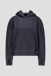 Photo produit 1 de Sweat à capuche gris effet délavé de Murielle Victorine Scherre pour Femmes