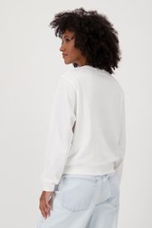 Sweat blanc avec broderie de Louise pour Femmes