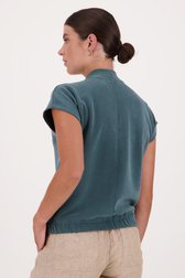 Sweatshirt vert-bleu de Opus pour Femmes