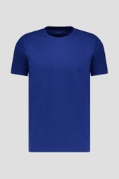 T-shirt à col rond bleu foncé de Ravøtt pour Hommes