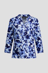 Photo produit 1 de T-shirt à imprimé dans des tons bleus de Signature pour Femmes