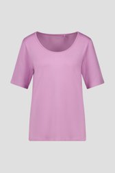 T-shirt à manches courtes violet de Liberty Island pour Femmes