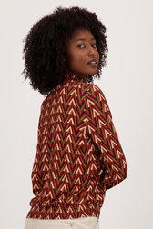 T-shirt à motif graphique multicolore de Geisha pour Femmes