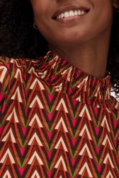 T-shirt à motif graphique multicolore de Geisha pour Femmes