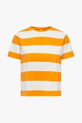 T-shirt à rayures oranges de JDY pour Femmes