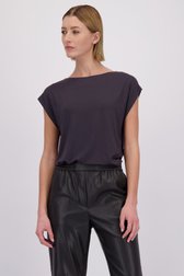 Le devant de  T-shirt anthracite de D'Auvry pour Femmes