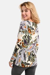 T-shirt avec imprimé feuillage de Bicalla pour Femmes