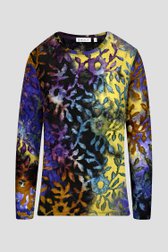 T-shirt avec motif de feuilles superposées de Bicalla pour Femmes