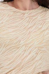 Détail de T-shirt beige à motif zébré de JDY pour Femmes