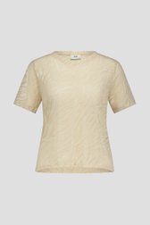 Photo produit 1 de T-shirt beige à motif zébré de JDY pour Femmes