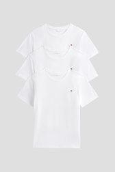 Photo produit 1 de T-shirt blanc à col rond - Set de 3 de Tommy Hilfiger pour Hommes