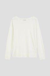 Photo produit 1 de T-shirt blanc à manches longues de Marc O'Polo pour Femmes