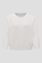 T-shirt blanc à motifs rayés de Opus pour Femmes