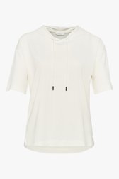 T-shirt blanc avec capuche de Opus pour Femmes
