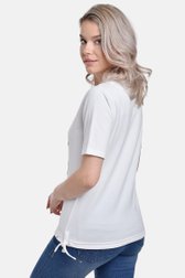 T-shirt blanc avec imprimé  de Bicalla pour Femmes