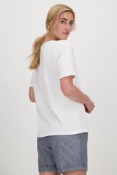 T-shirt blanc de Liberty Island pour Femmes
