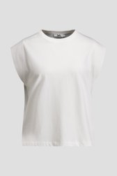 Photo produit 1 de T-shirt blanc sans manches de Louise pour Femmes