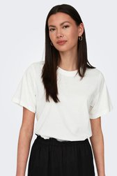 T-shirt blanc uni de JDY pour Femmes