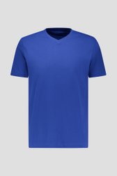 Photo produit 1 de  T-shirt bleu à col en V de Liberty Island pour Hommes