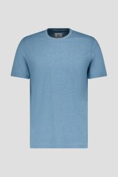 T-shirt bleu à fines rayures de Casual Five pour Hommes