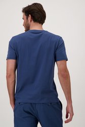 T-shirt bleu à imprimé estival de Ben Sherman pour Hommes