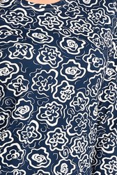 Détail de T-shirt bleu à imprimé floral de Bicalla pour Femmes