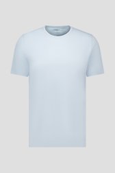 T-shirt bleu clair à col rond de Liberty Island pour Hommes