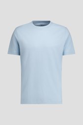 Photo produit 1 de T-shirt bleu clair à col rond de Liberty Island pour Hommes