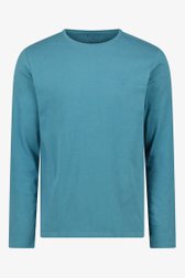 T-shirt bleu clair à manches longues de Ravøtt pour Hommes