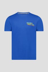 T-shirt bleu "Good Vibes"  de Ravøtt pour Hommes