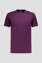 Photo produit 1 de T-shirt bordeaux à fines rayures  de Casual Five pour Hommes