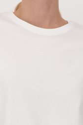 T-shirt écru à col rond de Liberty Island pour Femmes