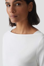 T-shirt écru à encolure carrée	 de Opus pour Femmes