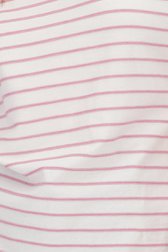 T-shirt écru à motif rayé rose clair de Liberty Loving nature pour Femmes
