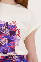 T-shirt écru avec imprimé de Libelle pour Femmes