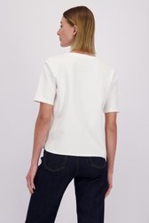 Le dos de T-shirt écru avec une touche créative de More & More pour Femmes