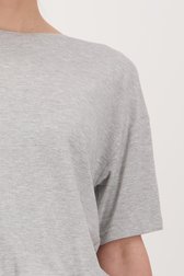 T-shirt gris à manches courtes de Tom Tailor pour Femmes