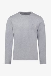 Photo produit 1 de T-shirt gris à manches longues de Liberty Island pour Hommes