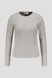 Photo produit 1 de T-shirt gris chiné à manches longues de Louise pour Femmes