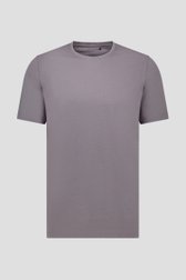 T-shirt gris foncé à col rond de Liberty Island pour Hommes