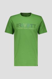 T-shirt imprimé vert de Ravøtt pour Hommes