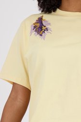 T-shirt jaune beurre avec paillettes de Louise pour Femmes