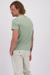 Le dos de T-shirt kaki en coton de Superdry pour Hommes