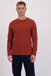 Vidéo de T-shirt rouille à manches longues de Liberty Island pour Hommes