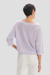 T-shirt lilas en crochet avec motif ajouré de Opus pour Femmes