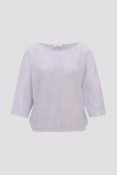 T-shirt lilas en crochet avec motif ajouré de Opus pour Femmes