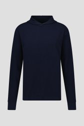 T-shirt marine avec capuche - Collection Metejoor de Ravøtt pour Hommes