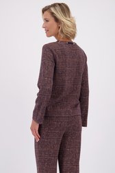 Le dos de T-shirt marron imprimé de Claude Arielle pour Femmes