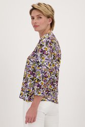 T-shirt met bloemenprint van Signature voor Dames